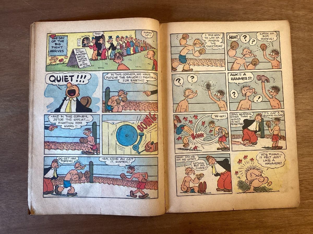 Amazon.co.jp: BB-5455 Popeye 英語版 本 漫画 アニメ ポパイ 海外