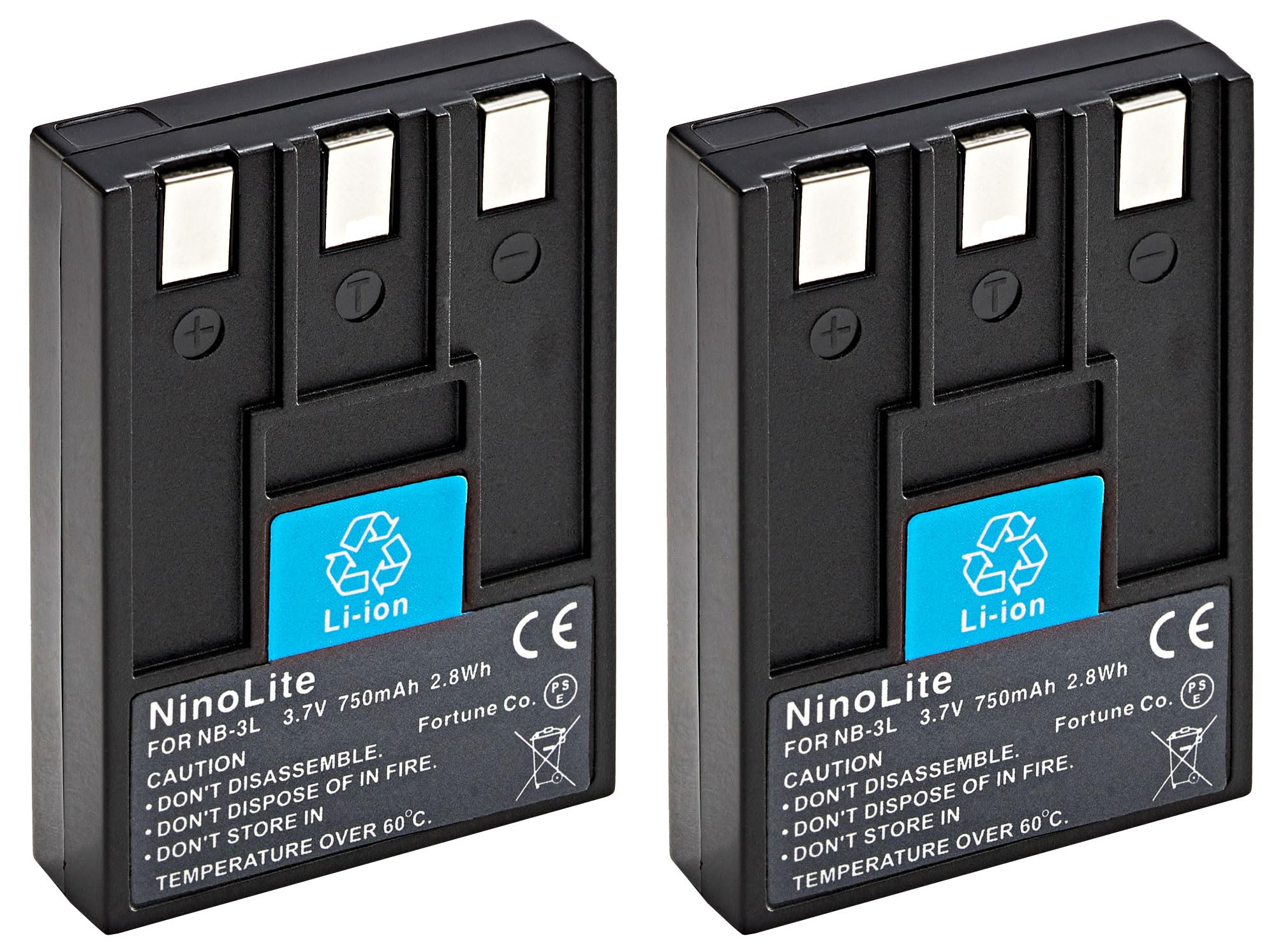 Amazon | NinoLite NB-3L 互換 バッテリー 2個セット キャノン IXY