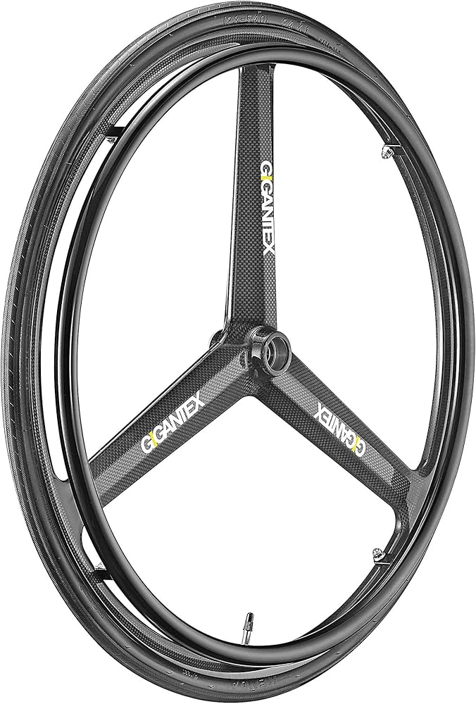 Amazon | Gigantex 車椅子用 3スポークカーボンホイール 24インチ