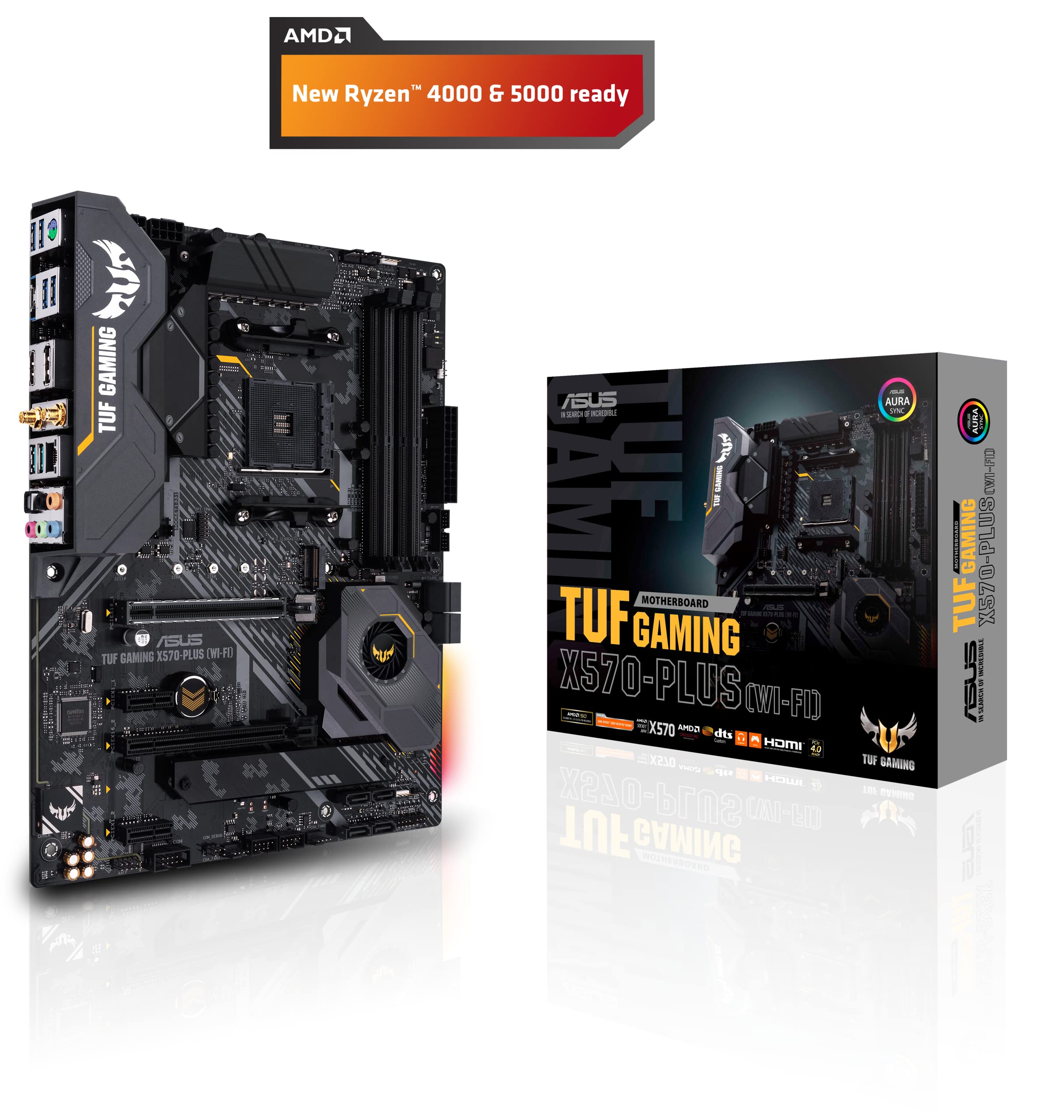 Amazon.com: ASUS AM4 TUF Gaming X570-Plus (Wi-Fi) AM4 Zen 3 Ryzen