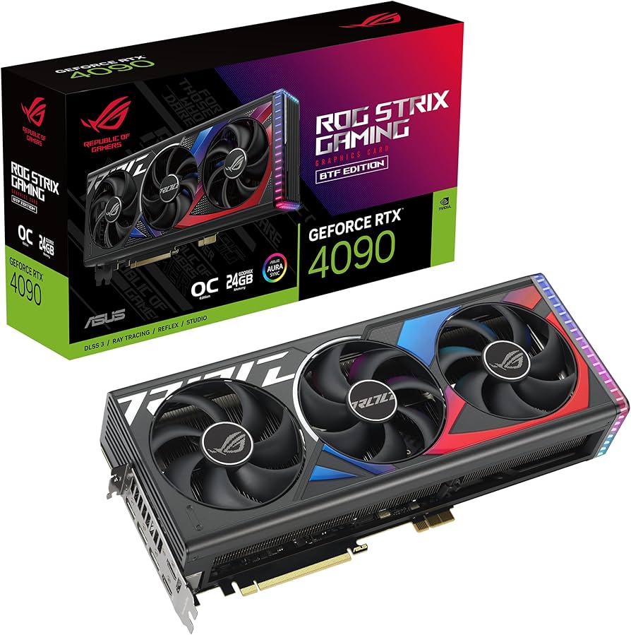 Amazon.com: כרטיס גרפי גיימינג ASUS ROG Strix GeForce RTX™ 4090