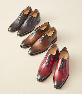 Amazon | [No.5990-5310]0522ビジネスシューズ 本革 革底 紳士靴 手