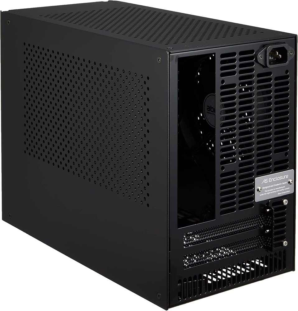 Amazon | アビー AS Enclosure RS01 PCケース ブラックアルマイト ASE