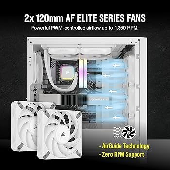 Amazon | CORSAIR iCUE H100i RGB ELITE CAPELLIX 水冷式 CPU クーラー