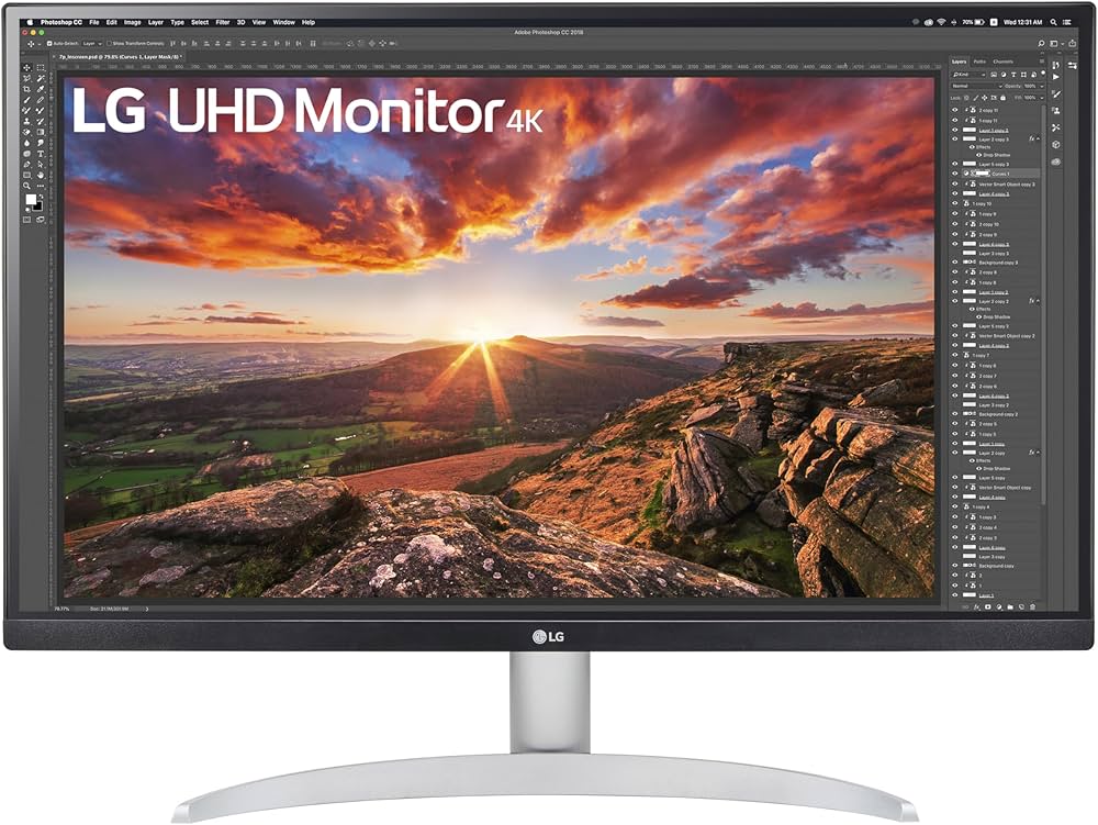 Amazon.co.jp: LG Monitor 27UP600-W、27インチ、HDMI2x、DP1
