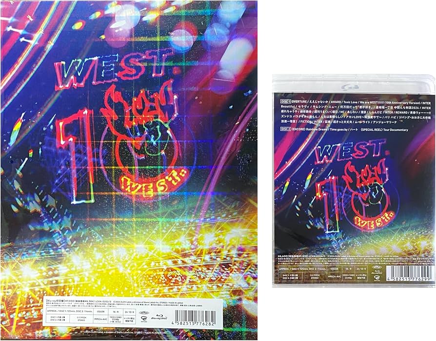 Amazon.co.jp | 【Blu-rayセット】 WEST. 10th Anniversary LIVE TOUR