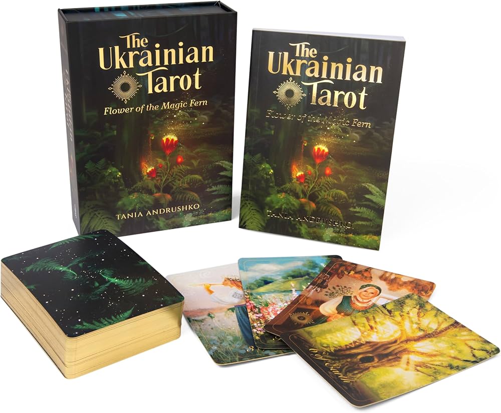 The Ukrainian Tarot: Flower of the Magic Fern (Tarot Kit Box Set