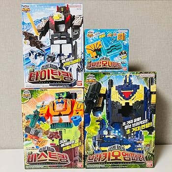 Amazon.co.jp: 動物戦隊ジュウオウジャー 韓国限定版 DXおもちゃセット