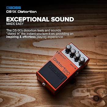 Amazon.com: BOSS DS-1X Distortion | Advanced Guitar Effect Pedal