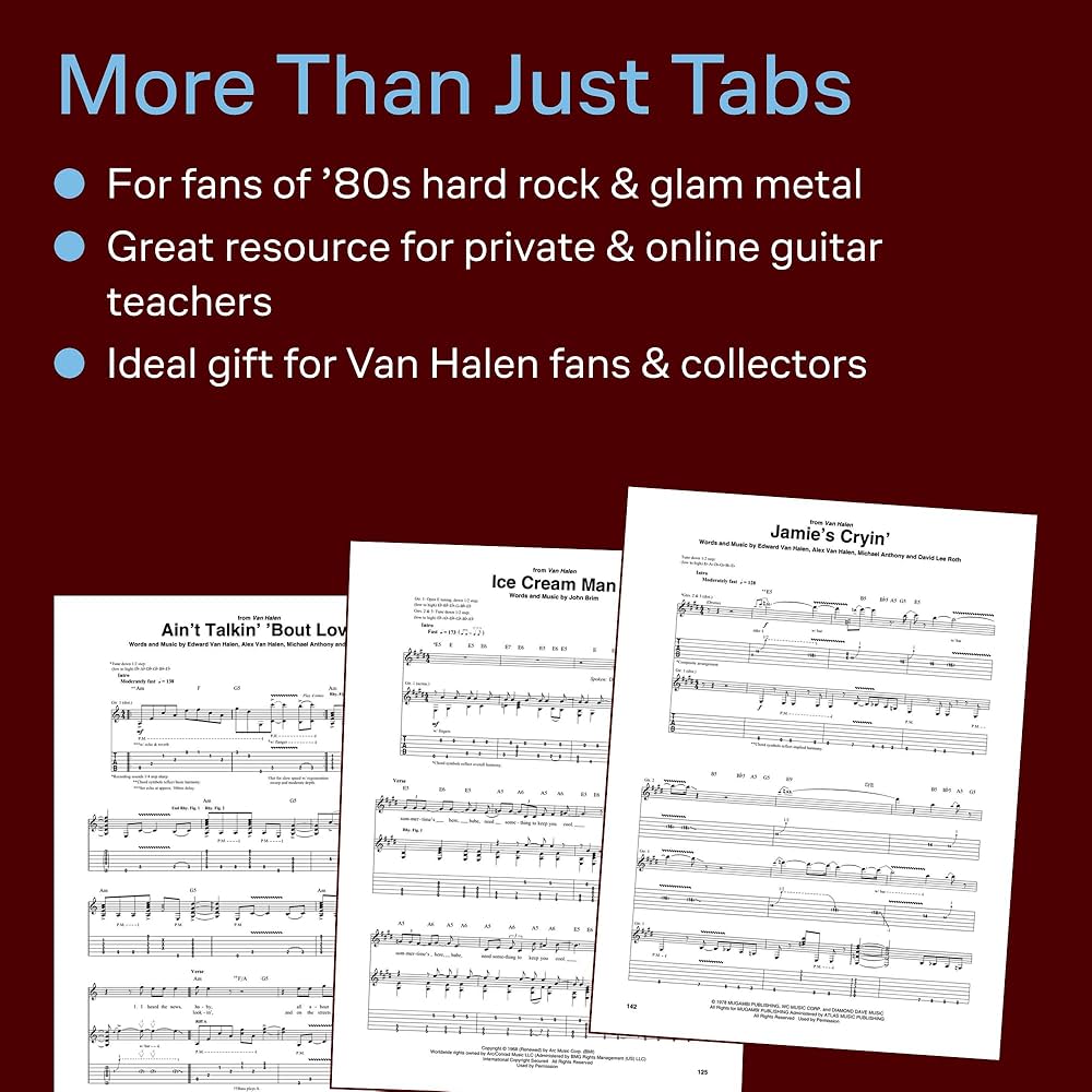 Amazon.com: Van Halen - 30 Classics | Updated Edition | Guitar