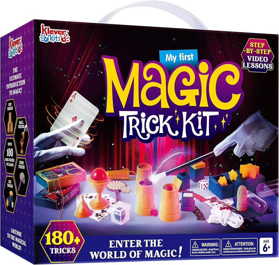 Amazon.com: Klever Kits JOVA 180+ Magic Set- My First Magic Trick
