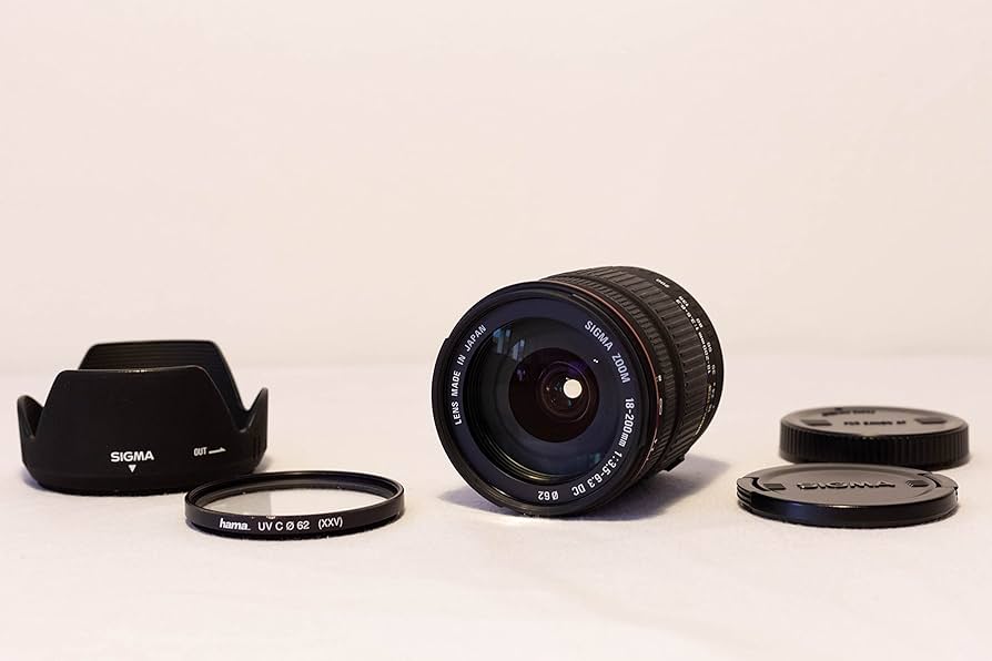 レンズ(ズーム) Canon Sigma 18-200mm 3.5-6.3 DC OS #8249 Amazon.com