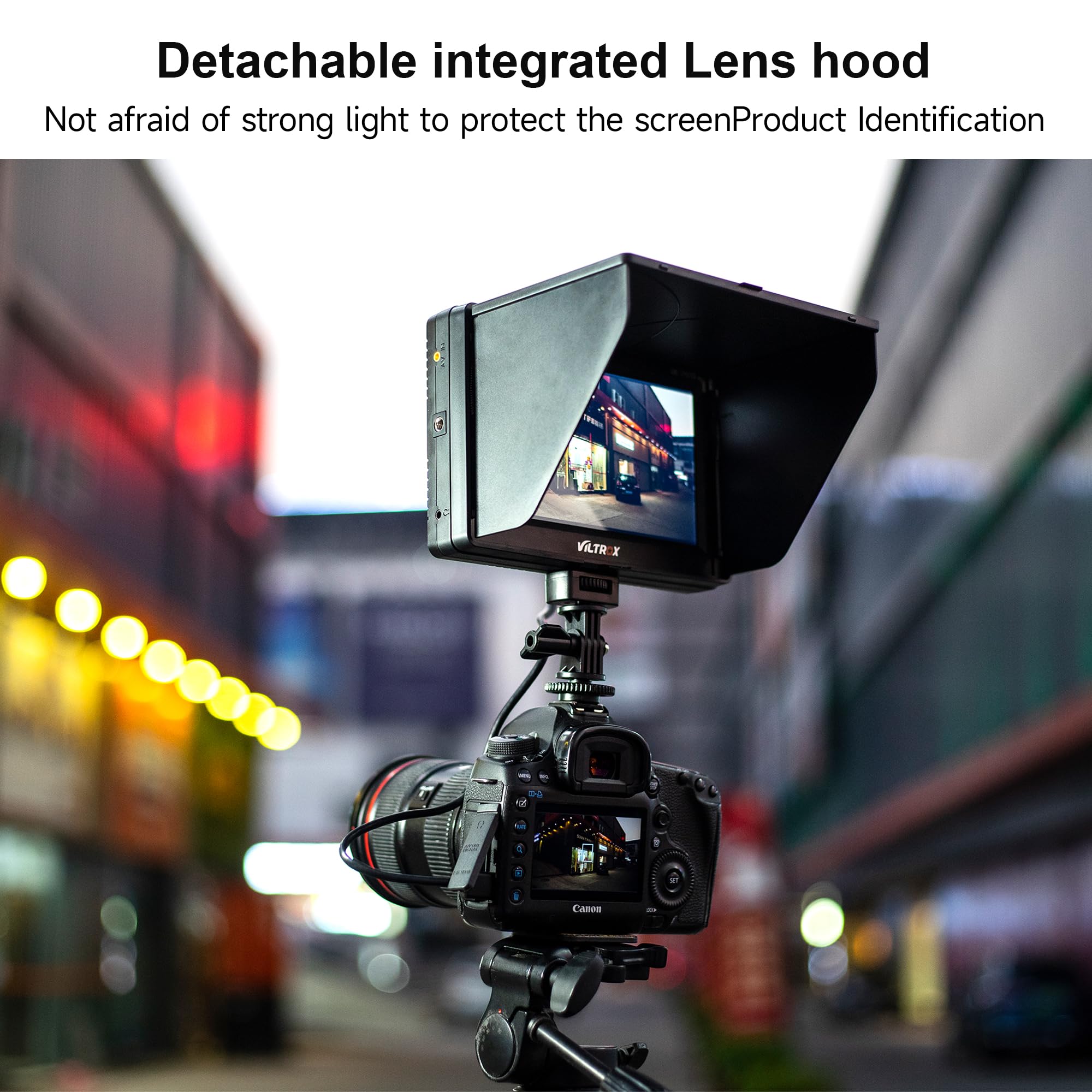 Amazon.com : VILTROX DC-70 II 7 inch Camera Field Monitor, 4K HDMI