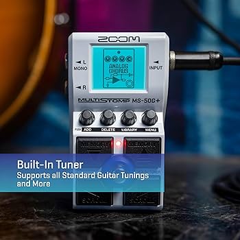 Amazon.com: Zoom MS-50G+ MultiStomp Guitar Effects Pedal with 100