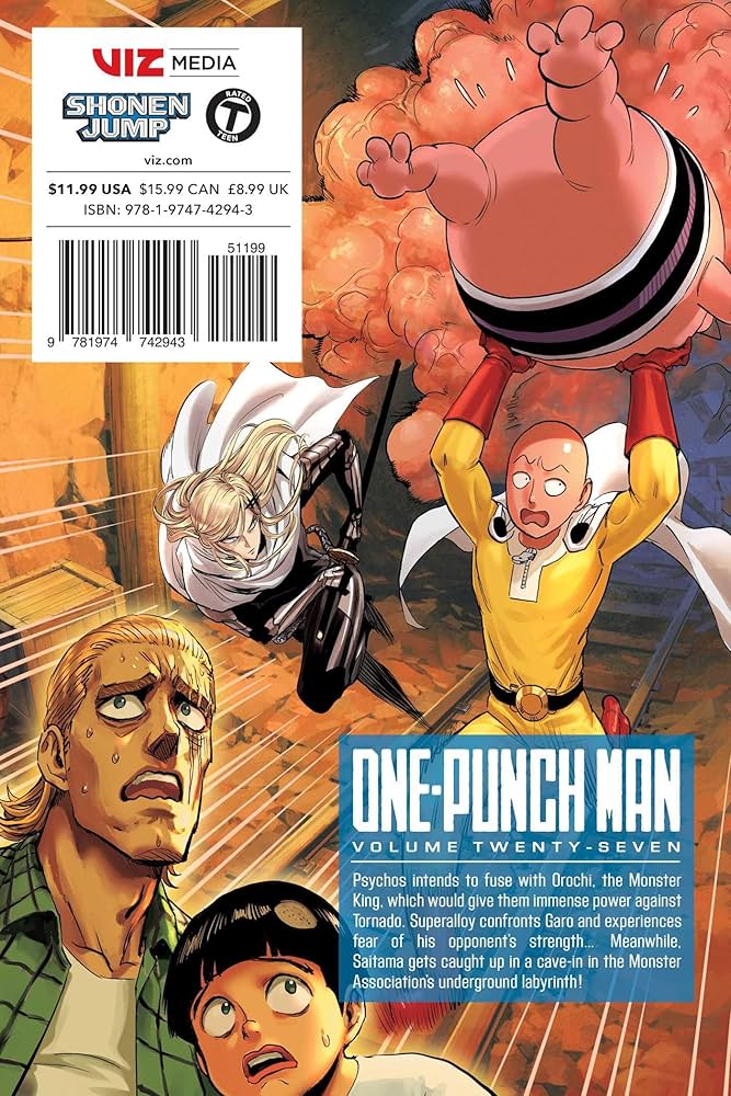 Amazon.com: One-Punch Man, Vol. 27: 9781974742943: ONE, Murata