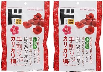 Amazon | [セット買い]販路限定 大容量 手割り カリカリ梅 150g×2袋