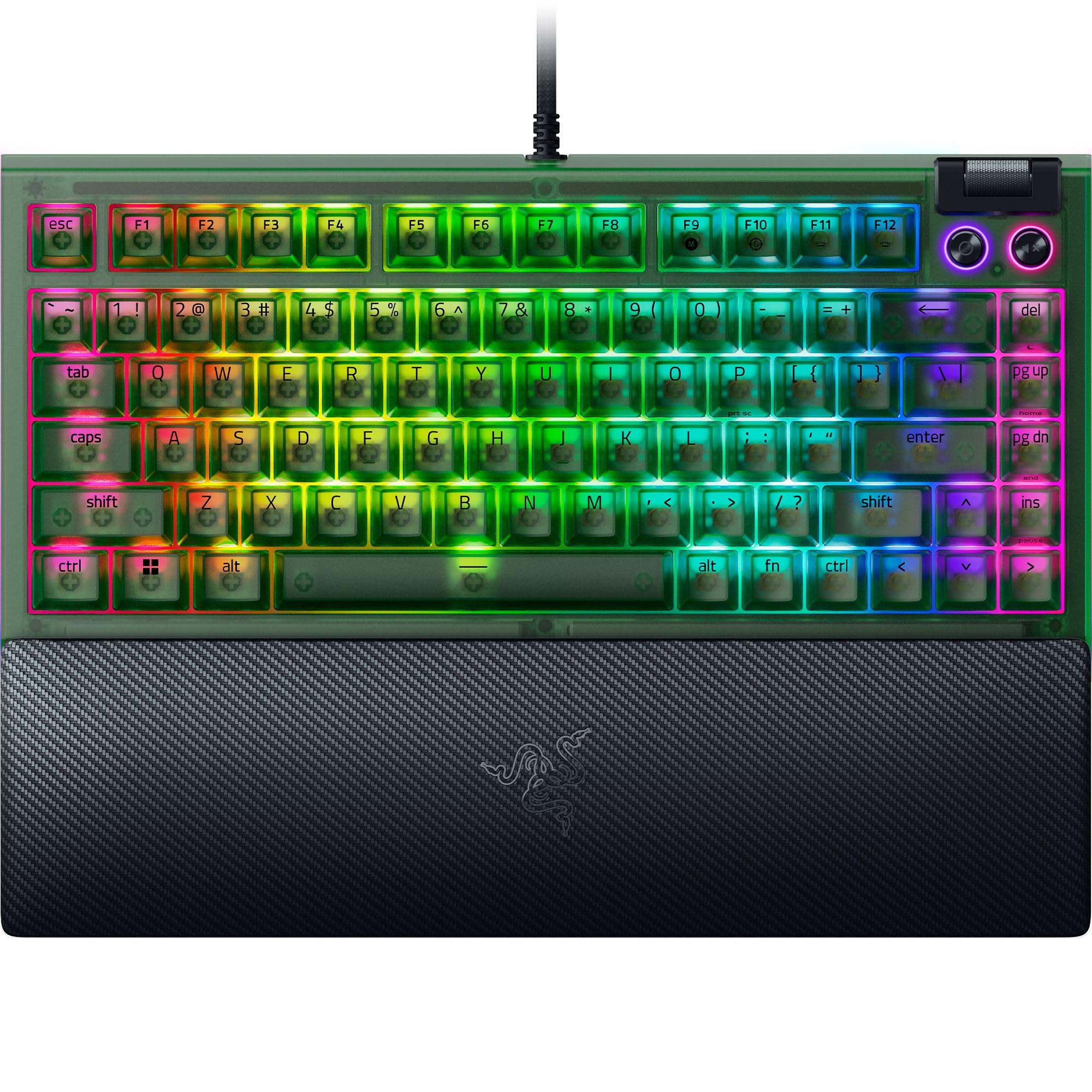 Amazon.co.jp: Razer レイザー BlackWidow V4 75% Phantom Green