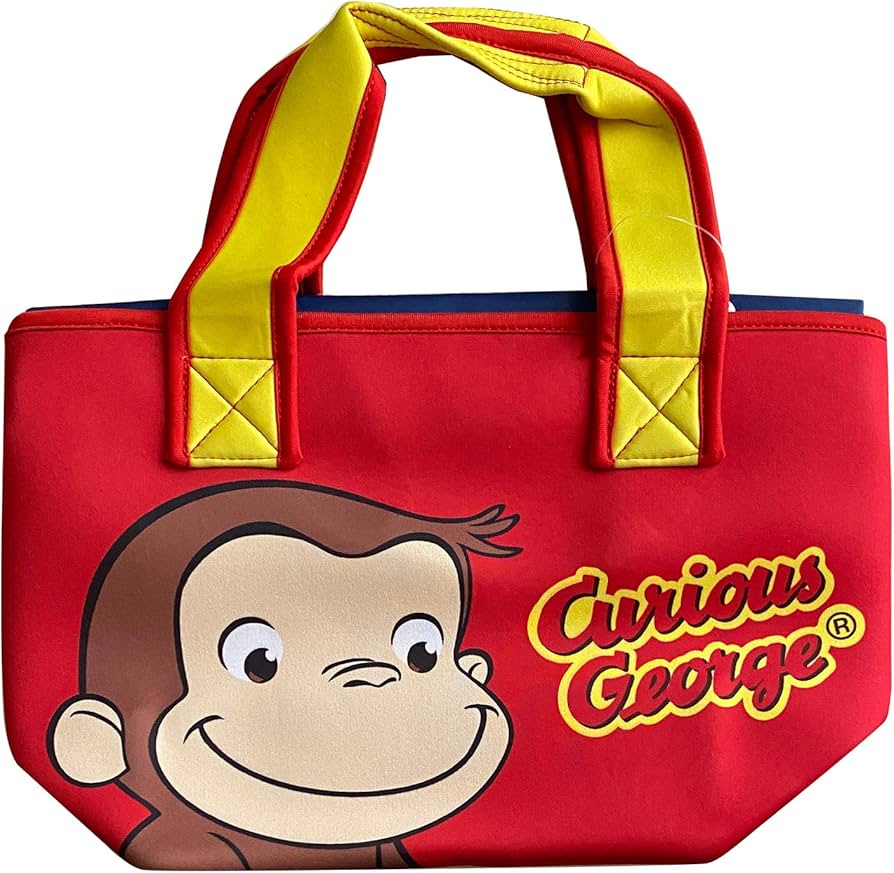 Amazon.co.jp: おさるのジョージ 保温保冷バッグ ジョージ レッド