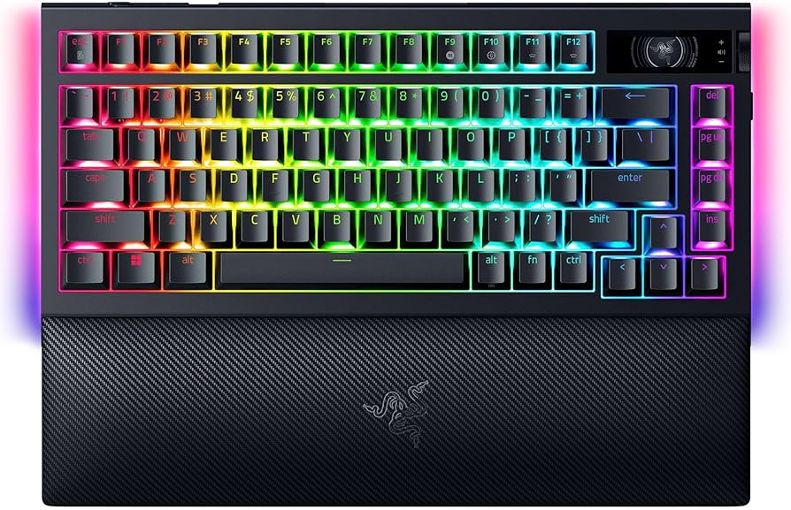 Amazon.com: Razer BlackWidow V4 Pro 75% Wireless Gaming Keyboard