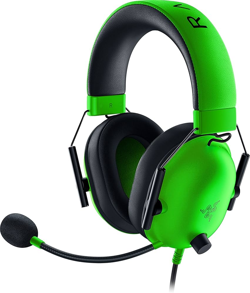 Amazon.co.jp: Razer BlackShark V2 X Green ゲーミングヘッドセット