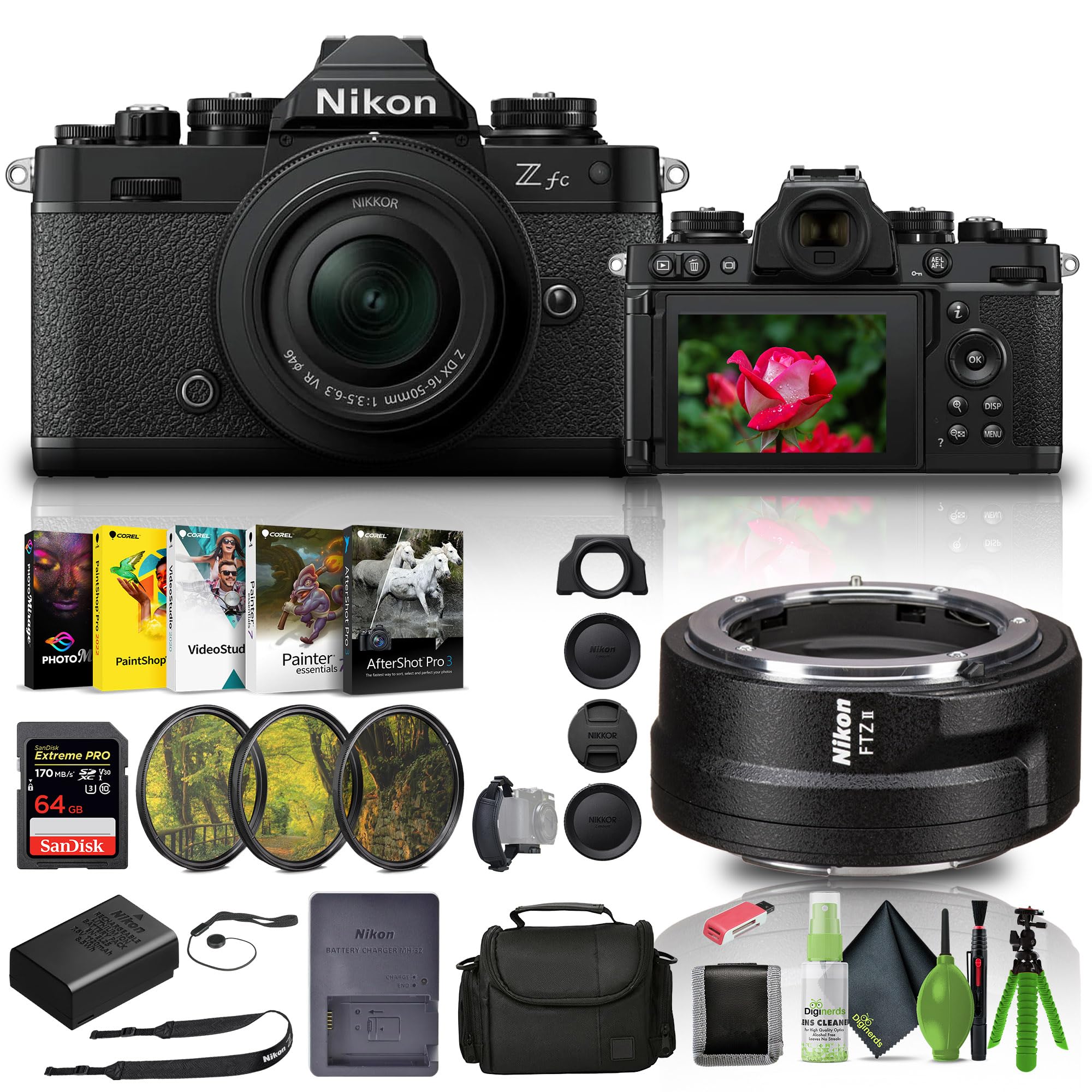 Amazon.com: Nikon Zfc Mirrorless Camera with 16-50mm Lens (1675) +