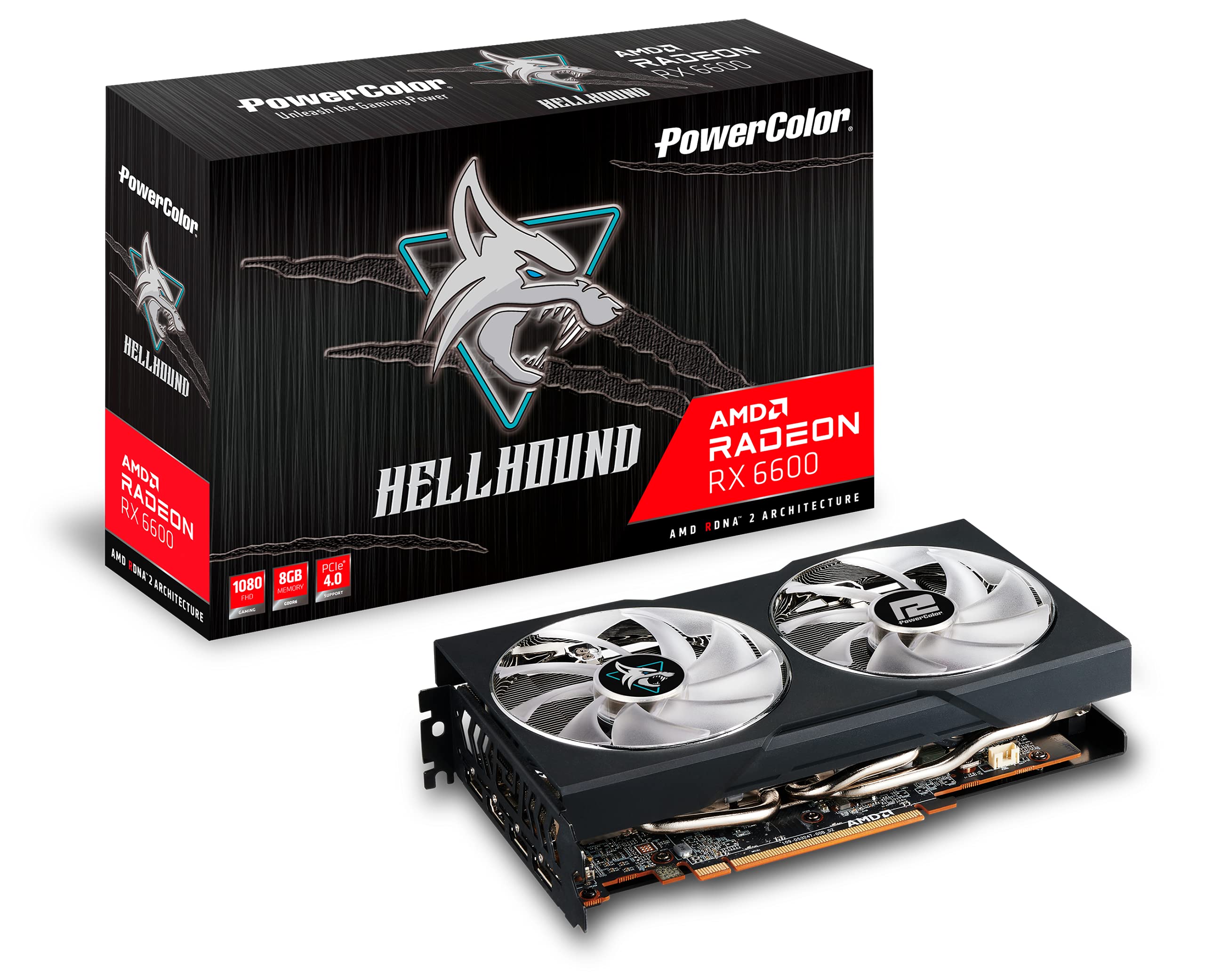 Amazon | POWERCOLOR グラフィックボード AMD Radeon RX6600 GDDR6 8GB