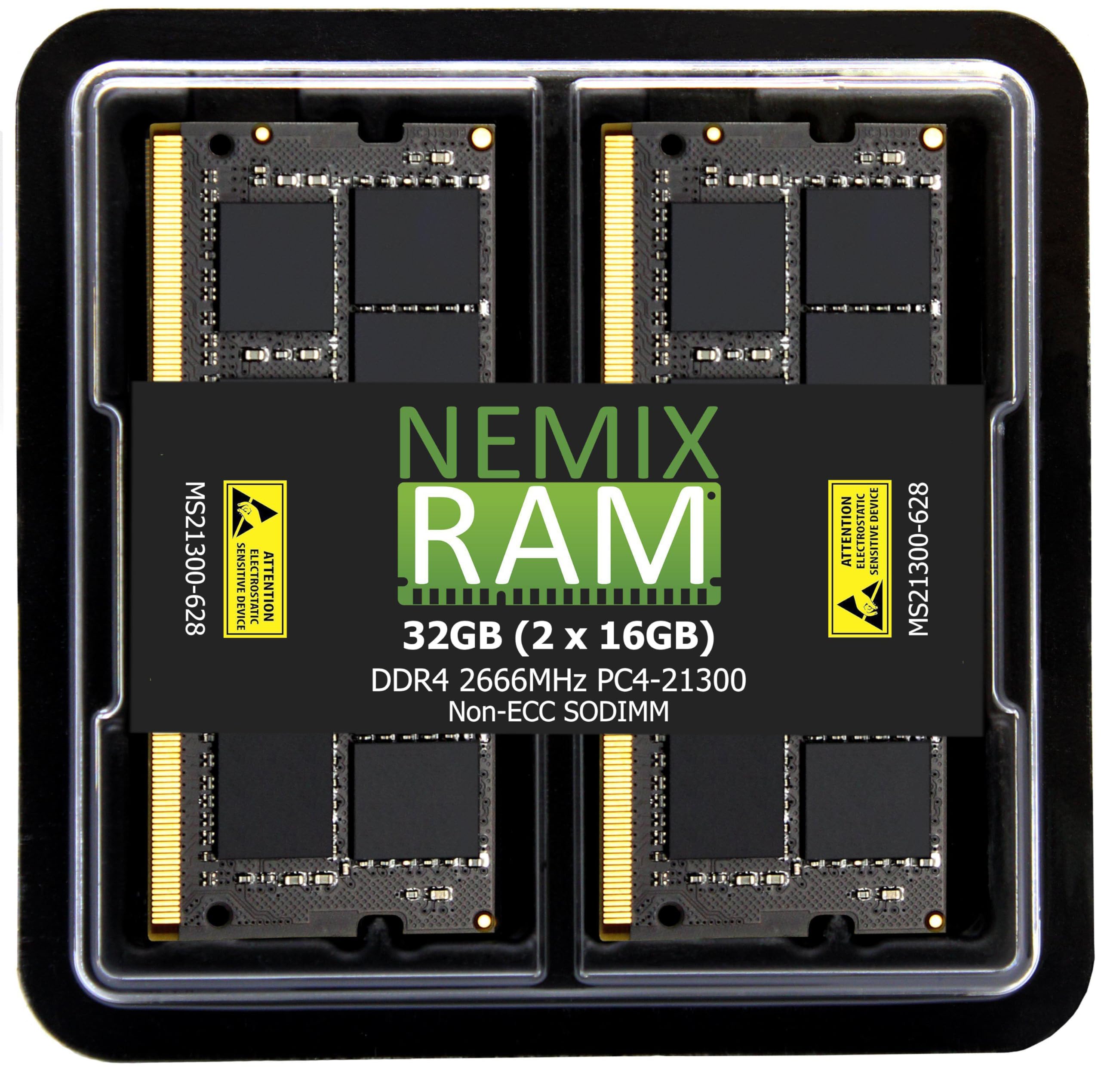 Amazon.co.jp: NEMIX RAM 32GB 2x16GB Mac Mini 2018対応メモリ DDR4