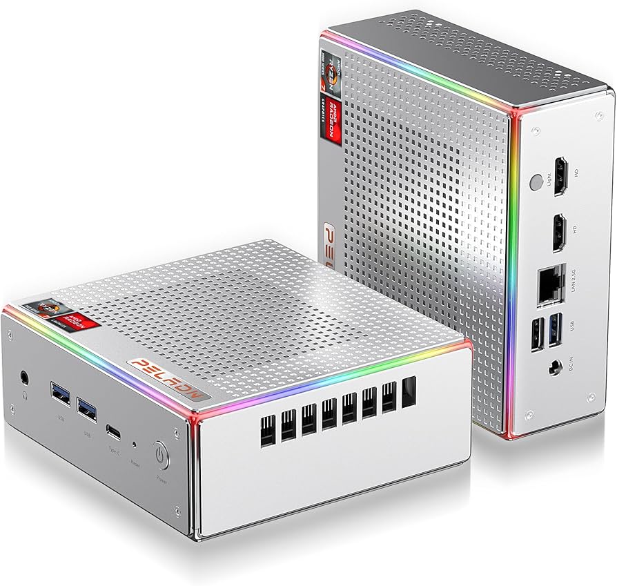 Amazon.com: PELADN Mini PC, Ryzen 7 7840HS (8C/16T, Up to 5.1GHz