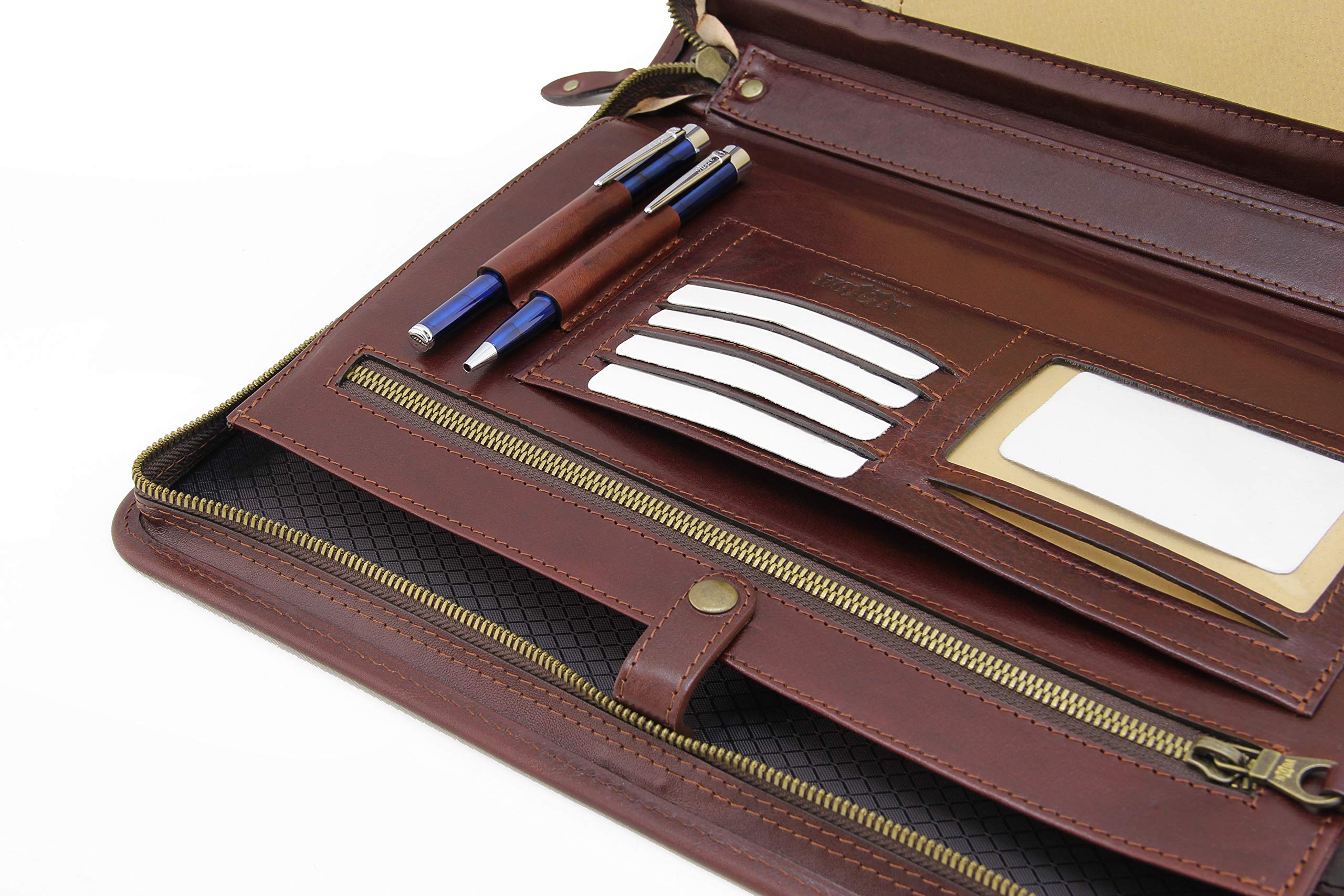 Amazon | レザーパッドフォリオ ポートフォリオ パッドフォリオノート