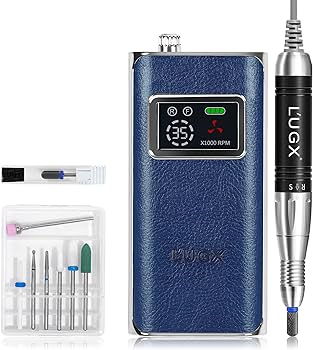 Amazon.co.jp: L'UGX 電動ネイルマシン 35000RPM ネイルマシーン プロ