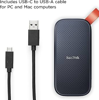 Amazon.com: SanDisk 1TB Portable SSD - Up to 800MB/s, USB-C, USB