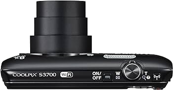 Amazon | Nikon デジタルカメラ COOLPIX S3700 ブラック 光学8倍ズーム
