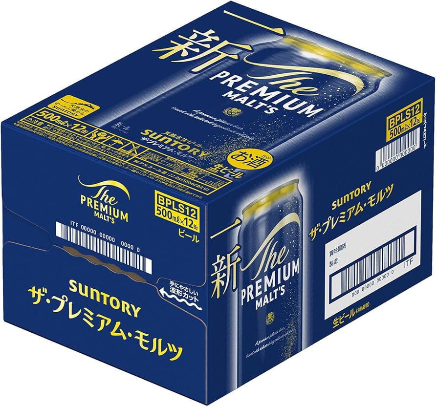 Amazon.co.jp: 【週末のご褒美に】 ザ・プレミアム・モルツ 500ml 12本
