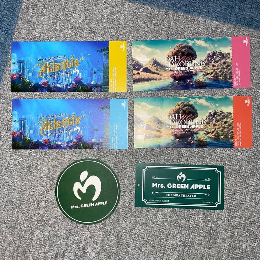 Amazon.co.jp: Mrs. GREEN APPLE セット ピクチャーチケット
