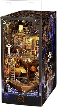 Amazon.com: KingStora DIY Book Nook Kit - Pirate Captain's Aden