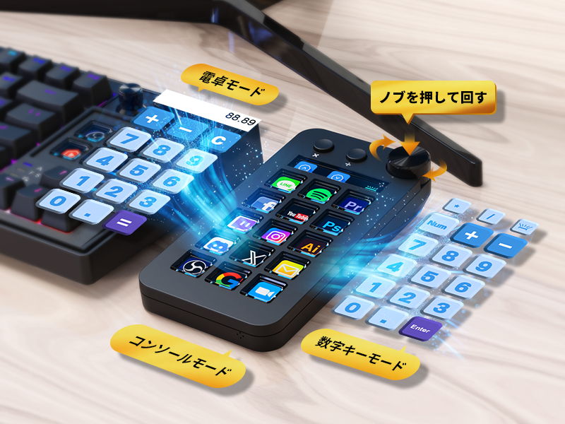 Amazon | ActionRing ストリームコントローラーデック ショートカット