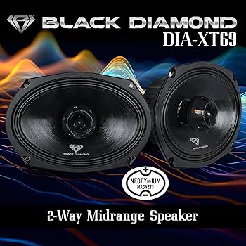 Amazon.com: BLACK DIAMOND DIA-XT69 6 x 9 Inches Car Audio Mid
