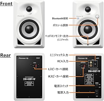 Amazon.co.jp: PioneerDJ Bluetooth対応 4インチアクティブモニター