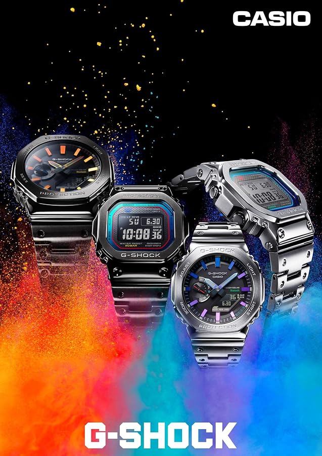 Casio G-Shock GMW-B5000 Series Wristwatch, Equipped with Bluetooth