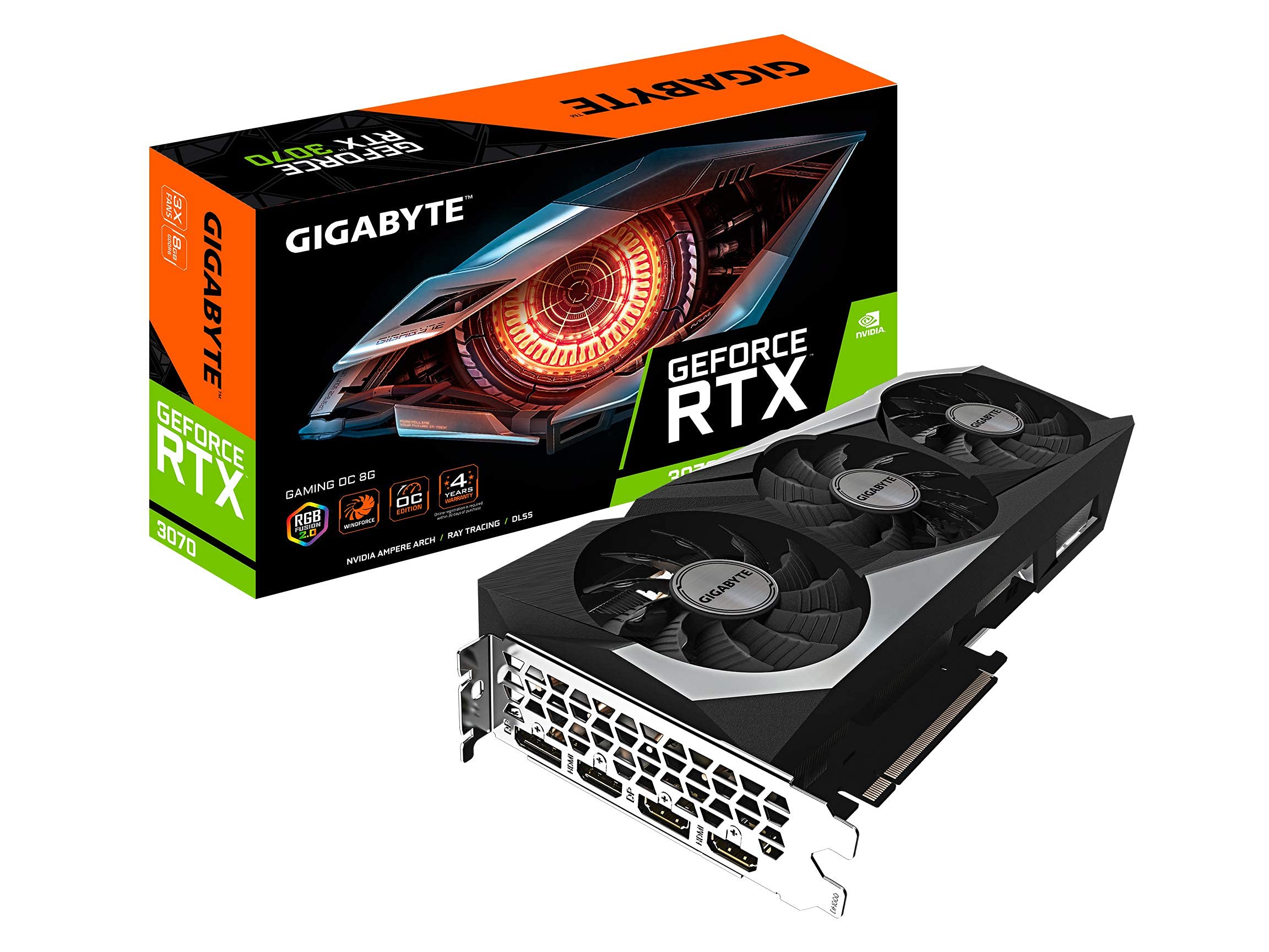Amazon.com: Gigabyte GeForce RTX 3070 Gaming OC 8G Graphics Card