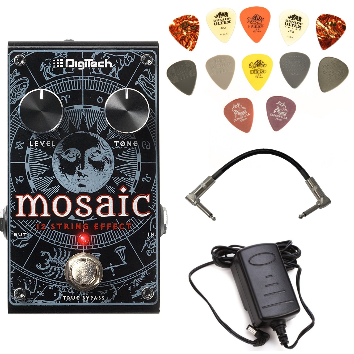 Amazon.com: Digitech MOSAIC 12-String Effect Pedal Bundle with 9V