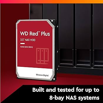 Amazon.com: Western Digital 8TB WD Red Plus NAS Internal Hard