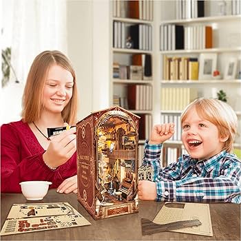 Amazon.co.jp: ROCOXIA DIYブックヌークキット DIYミニチュアブック