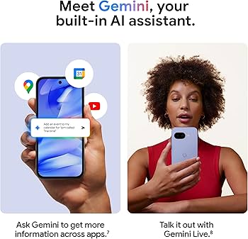 Amazon.com: Google Pixel 9a with Gemini - Unlocked Android