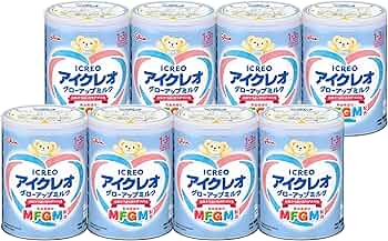 Amazon.co.jp: アイクレオ グローアップミルク 820g×8缶 江崎グリコ