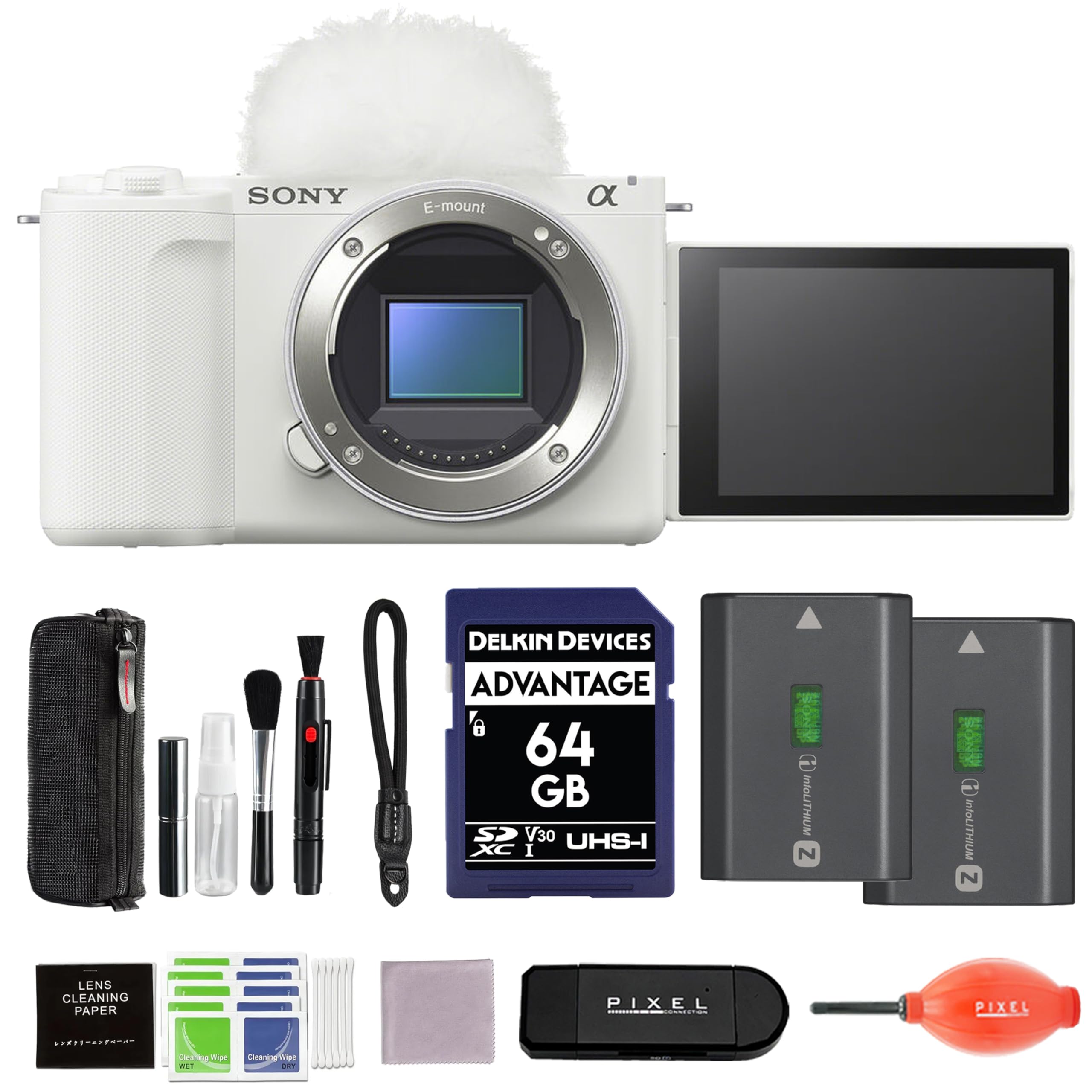 Amazon.com : Sony Alpha ZV-E10 II Mirrorless Camera Bundle (White