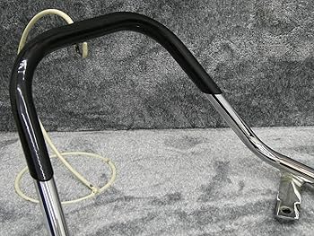 Amazon | GSX400F タンデムバー 黒×メッキ/ゴム巻きGSX400Eゴキ