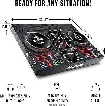 Amazon.com: Numark Party Mix Live DJ Controller with Speakers