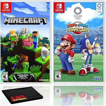 Amazon.com: Minecraft + Mario and Sonic at the Olympic Games Tokyo