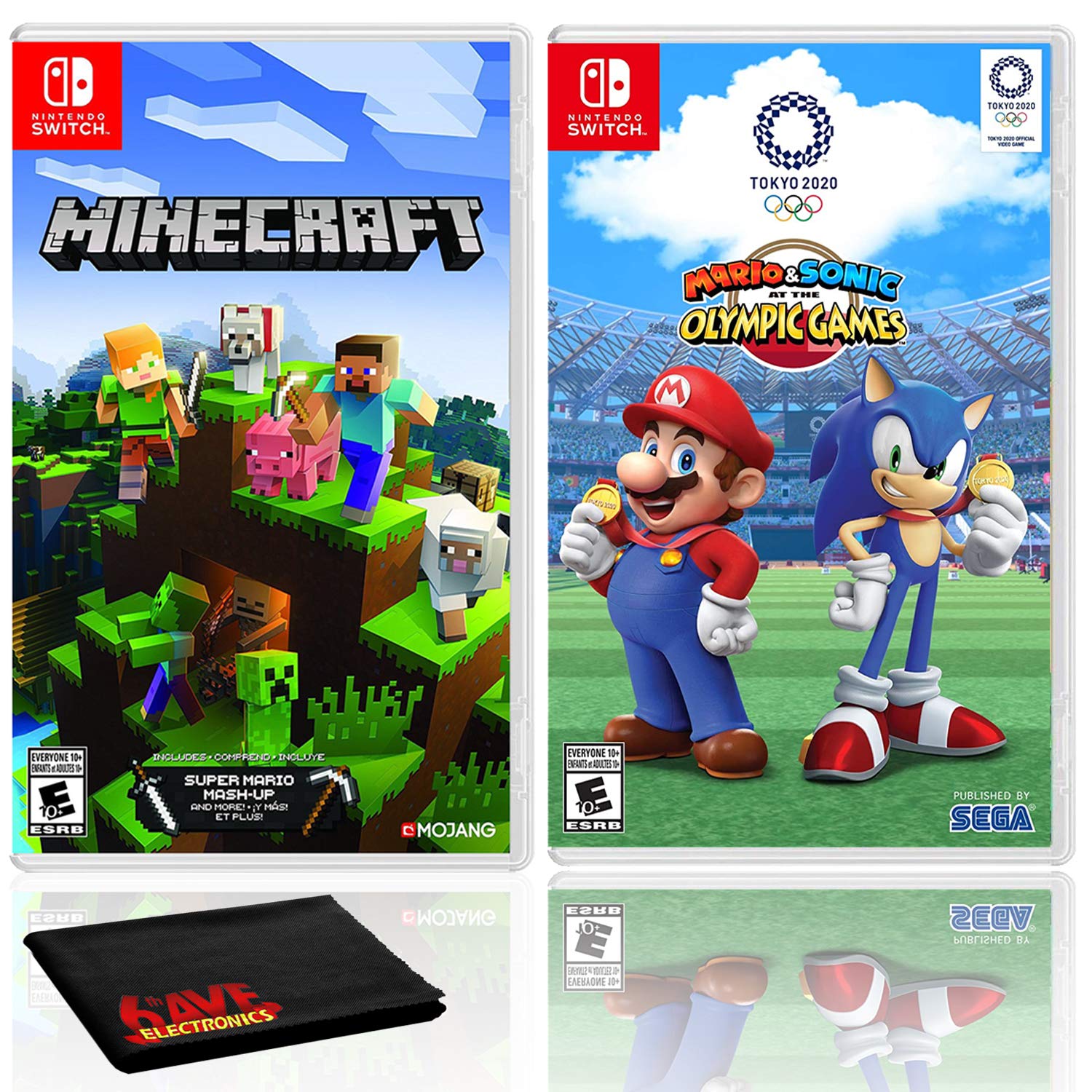 Amazon.com: Minecraft + Mario and Sonic at the Olympic Games Tokyo
